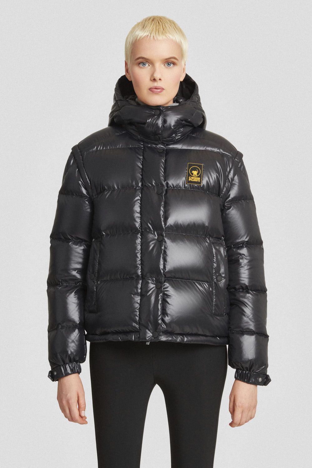 ciesse-outdoor-piumini-daunenjacke-schwarz-kapuze-rmel-abnehmbar image 2
