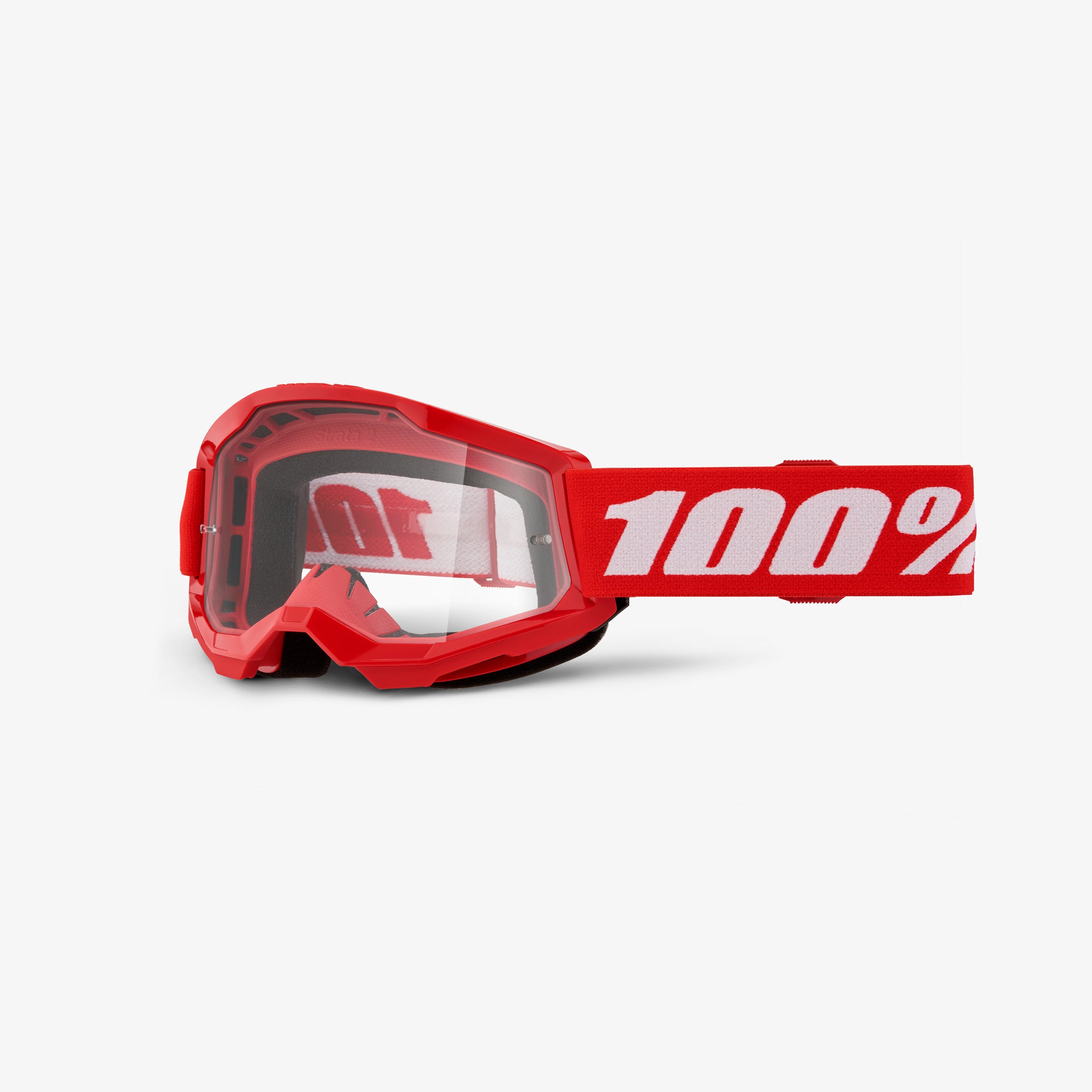 100-strata-2-junior-brille-rot-wei-klare-scheibe image 2