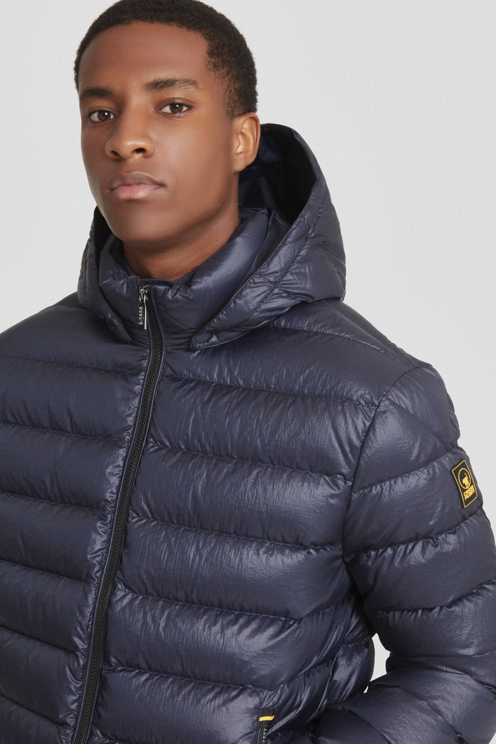 ciesse-outdoor-piumini-daunenjacke-kurz-blau-abnehmbare-kapuze image 3