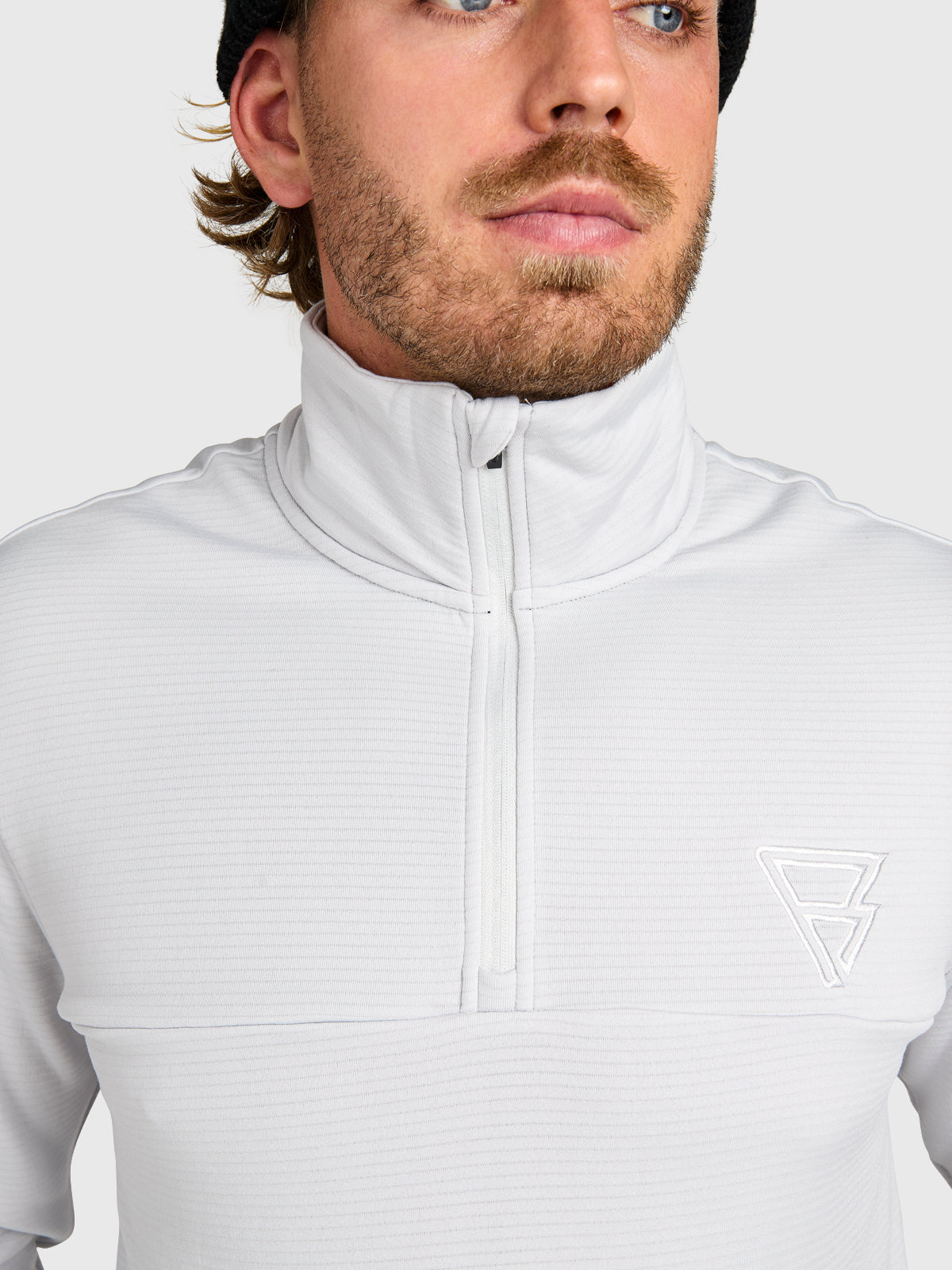 brunotti-daronst-fleecejacke-herren-soft-grey-halbzip image 6