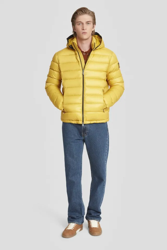 ciesse-piumini-daunenjacke-kurz-gelb-mit-kapuze-90-10 image 1
