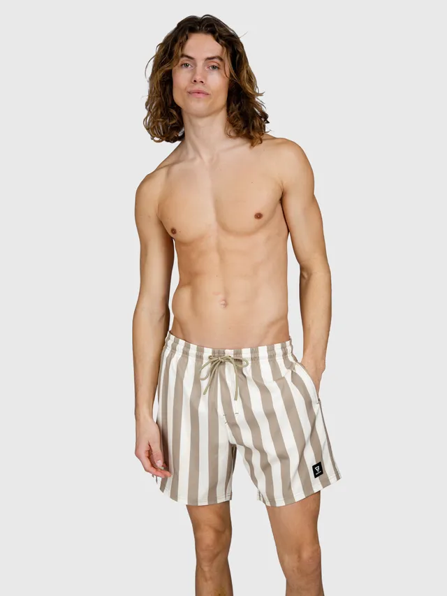 brunotti-cester-big-stripe-badeshorts-herren-chinchilla-gr-l image 1