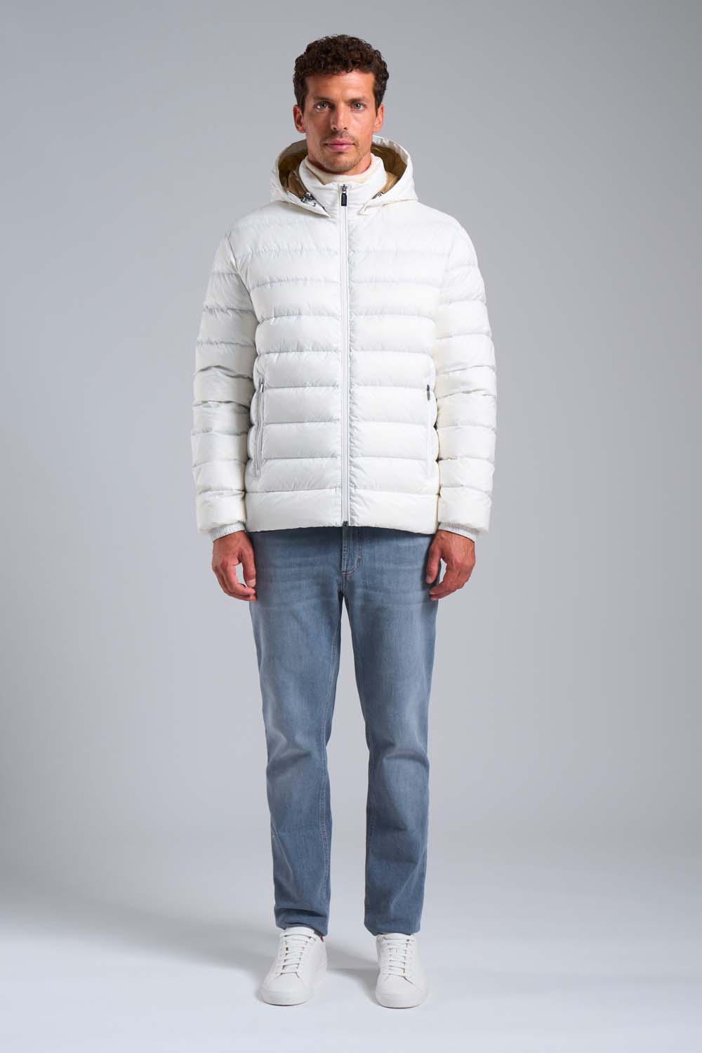 ciesse-outdoor-ned-daunenjacke-wei-200g-kapuze-damen-herren image 1
