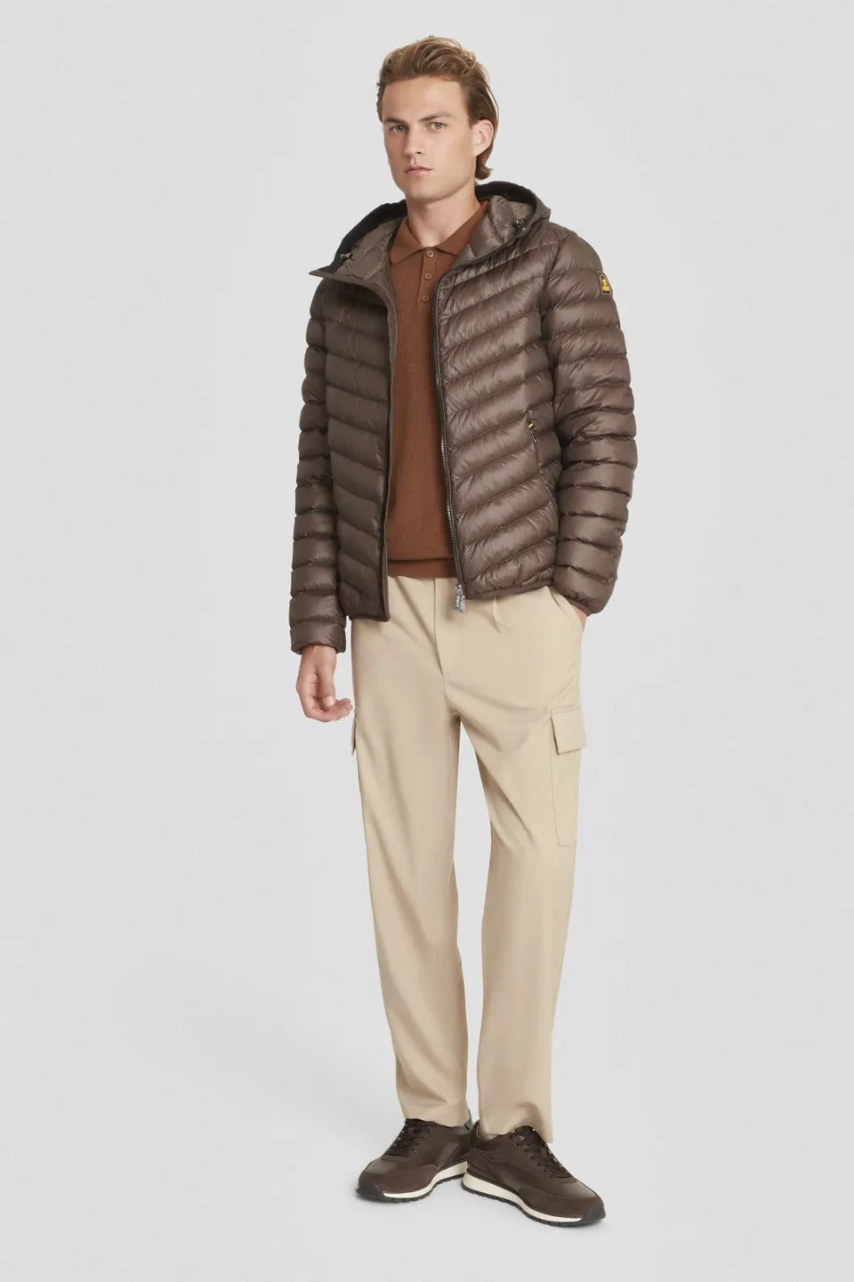 ciesse-outdoor-piumini-daunenjacke-braun-800fp-kapuze image 1