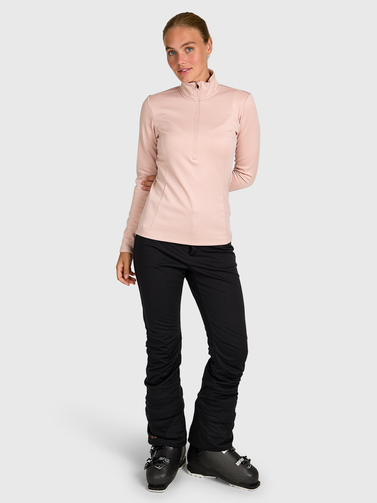 brunotti-heronne-damen-fleece-sepia-rose-half-zip image 5
