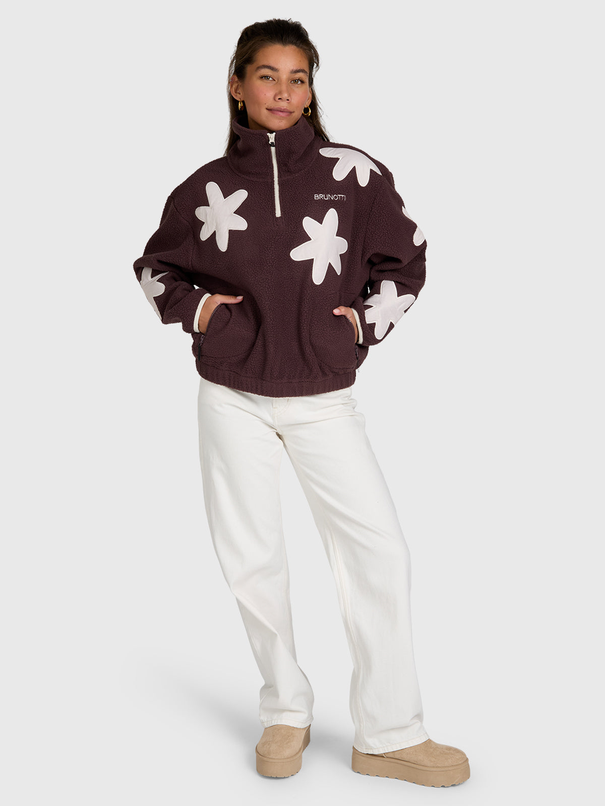 brunotti-kirsten-damen-fleece-raisin-lockerer-schnitt image 5