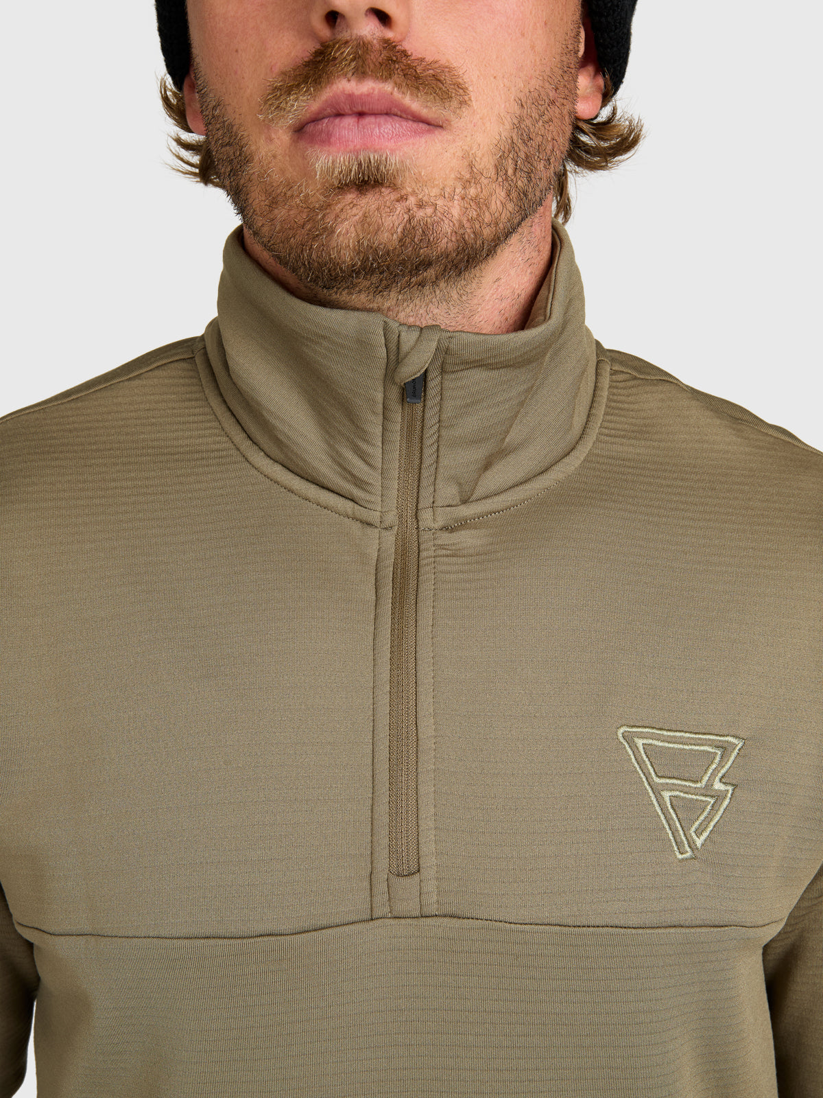 brunotti-daronst-herren-fleece-dusky-green-regular-fit image 6