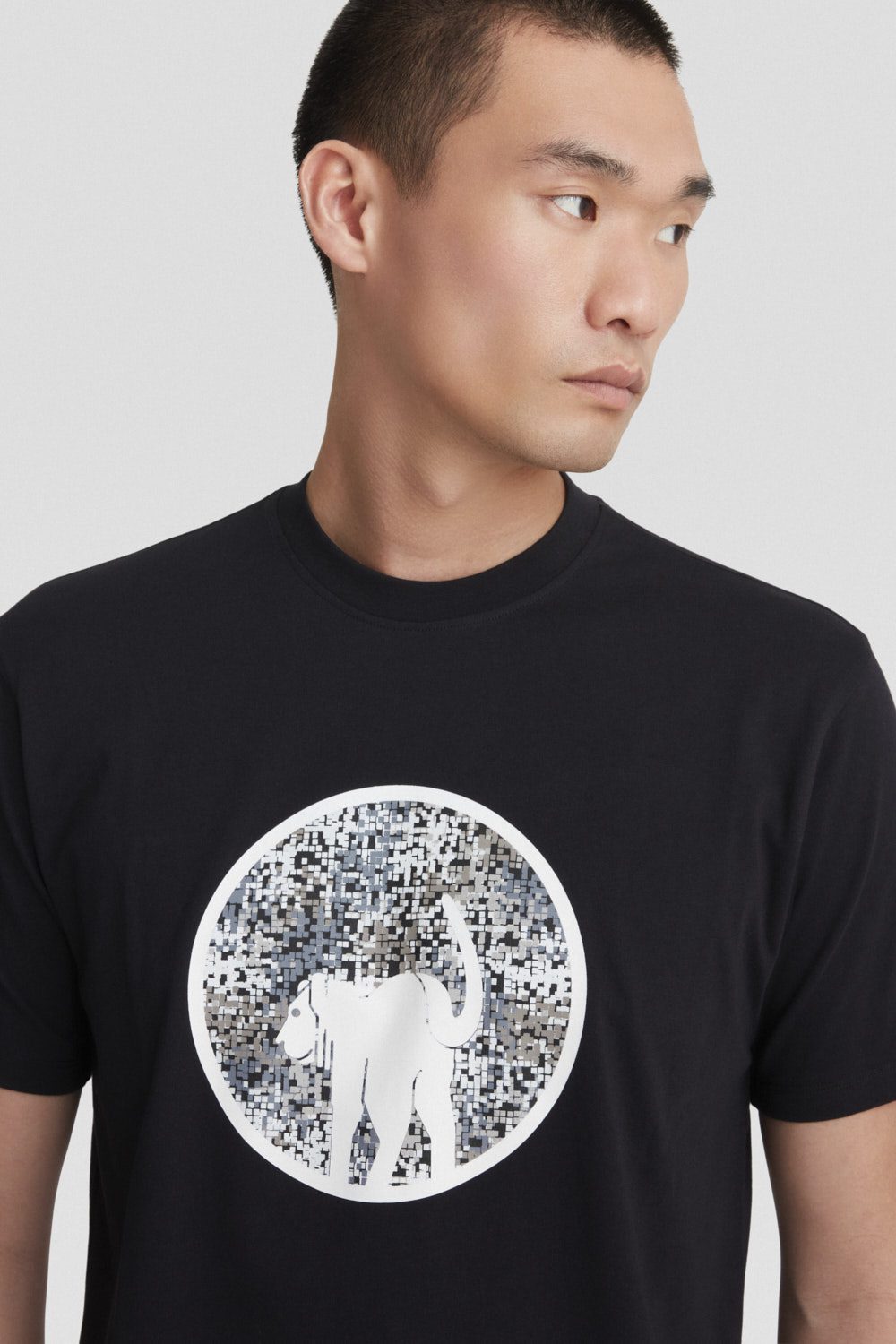 ciesse-t-shirt-girocollo-t-shirt-herren-schwarz-baumwolle image 6