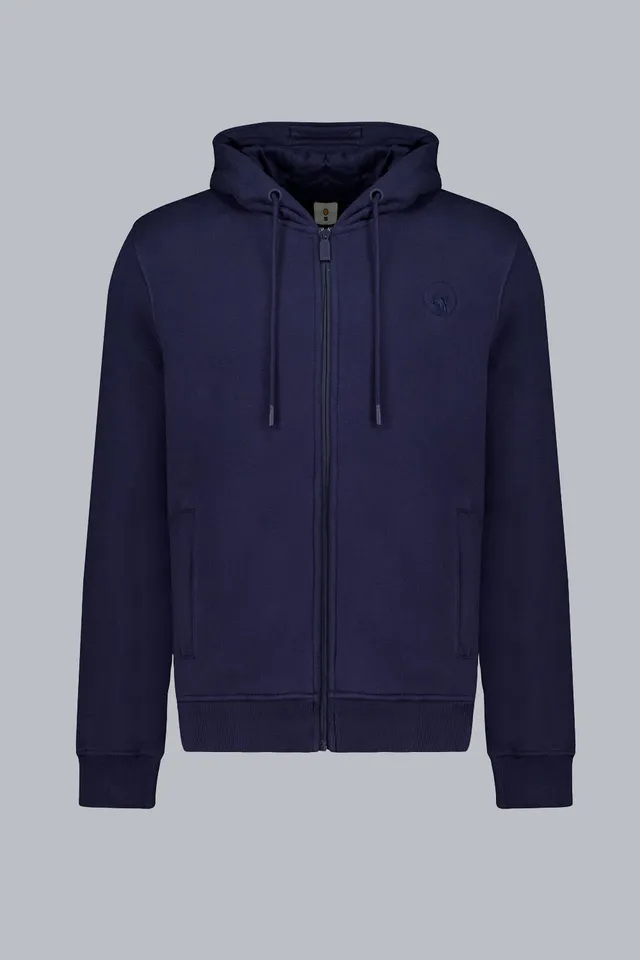 ciesse-hazy-2-0-sweatjacke-herren-blau-full-zip-kapuze image 1
