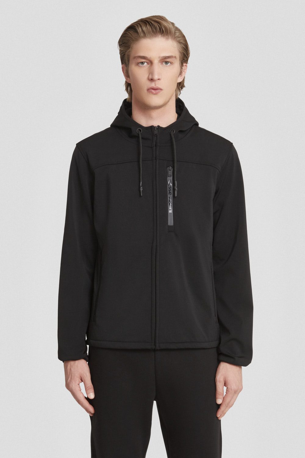 ciesse-outdoor-sweatjacke-schwarz-mit-kapuze-regular image 1