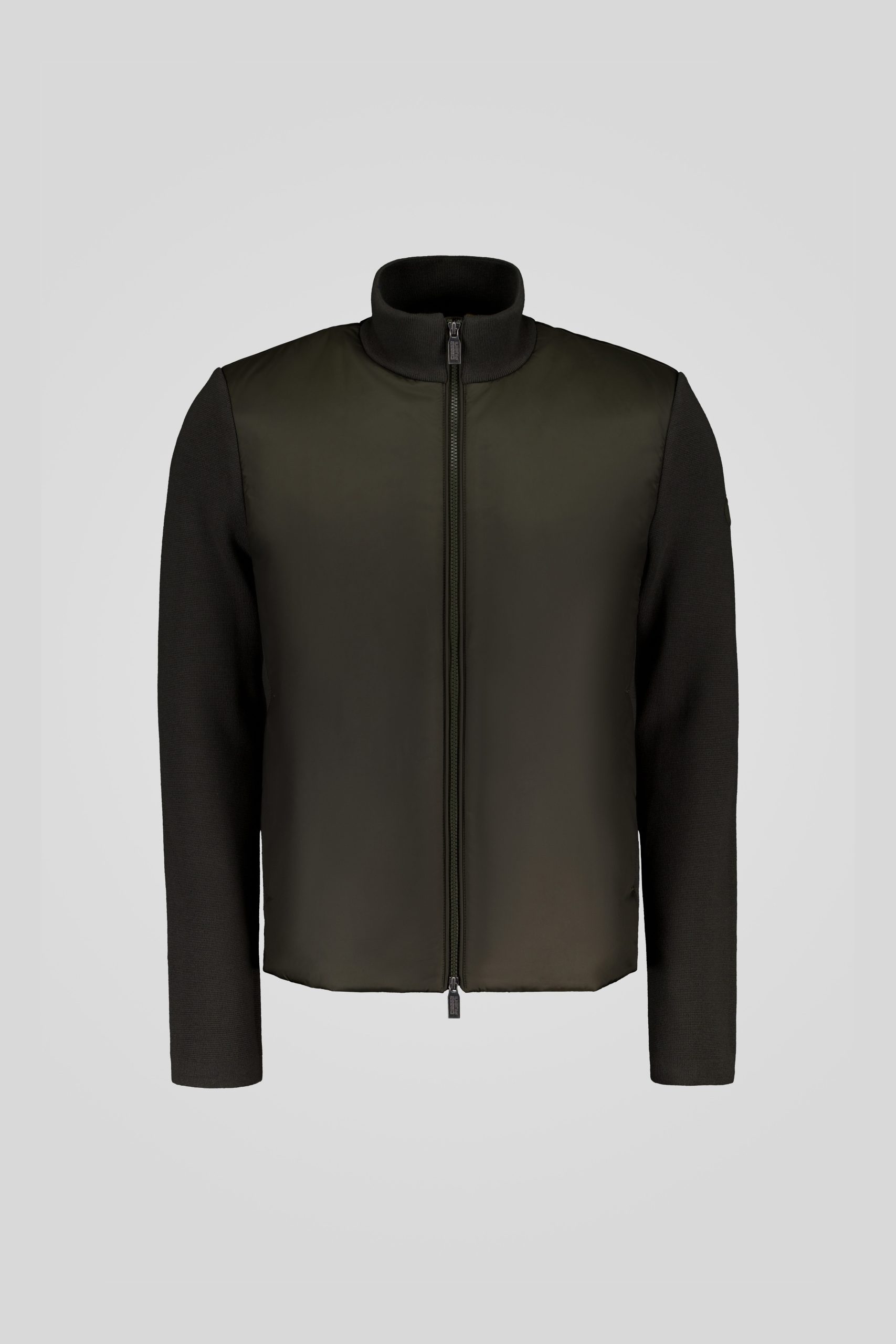 ciesse-leichte-jacke-herren-oliv-strick-rmel image 5