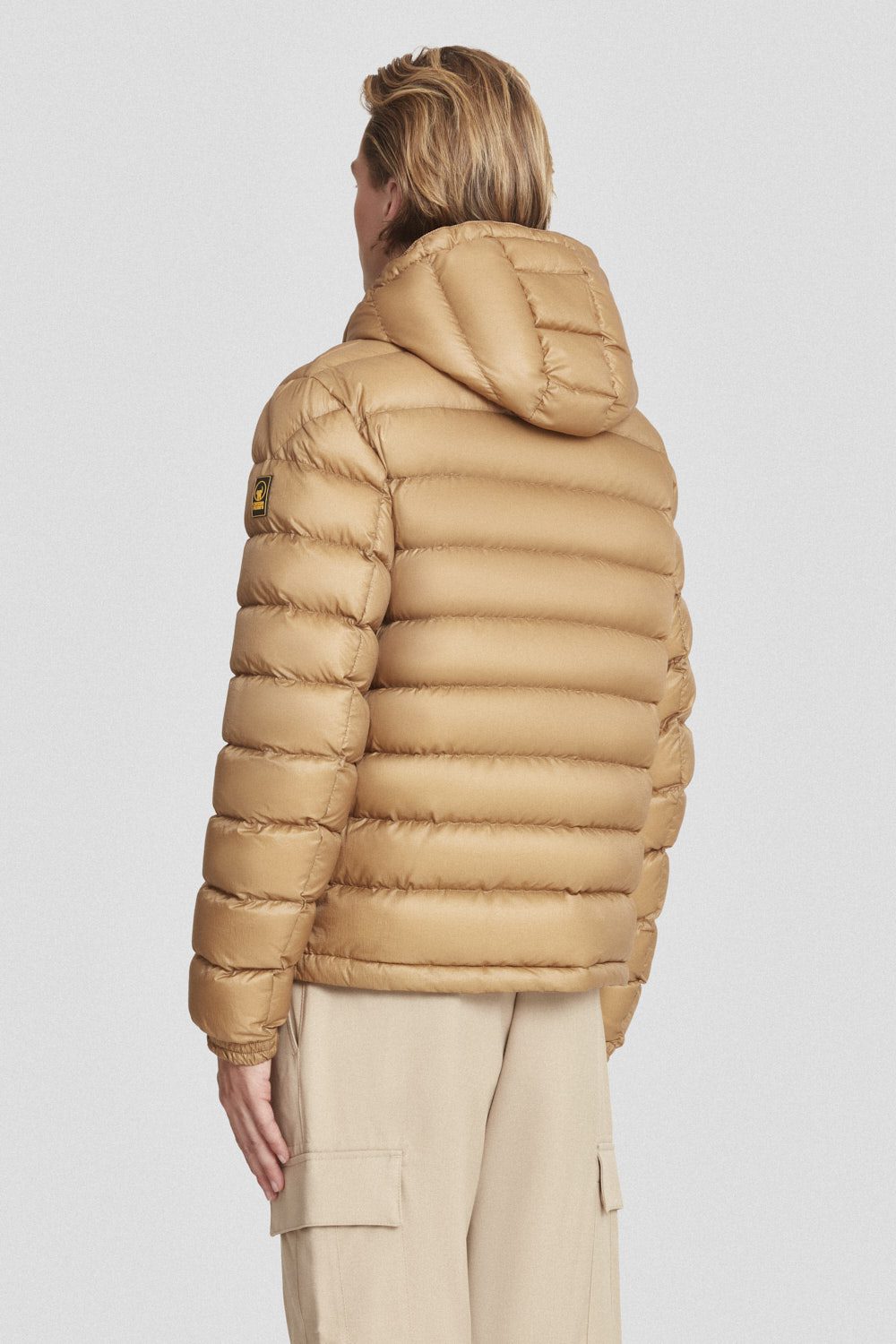 ciesse-outdoor-daunenjacke-beige-kurz-kapuze-800 image 4