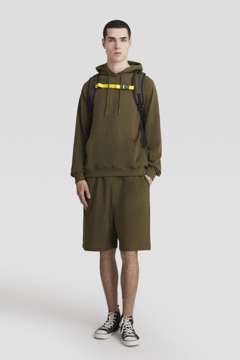 ciesse-outdoor-hoodie-baumwolle-gr-n-military-kapuze image 1