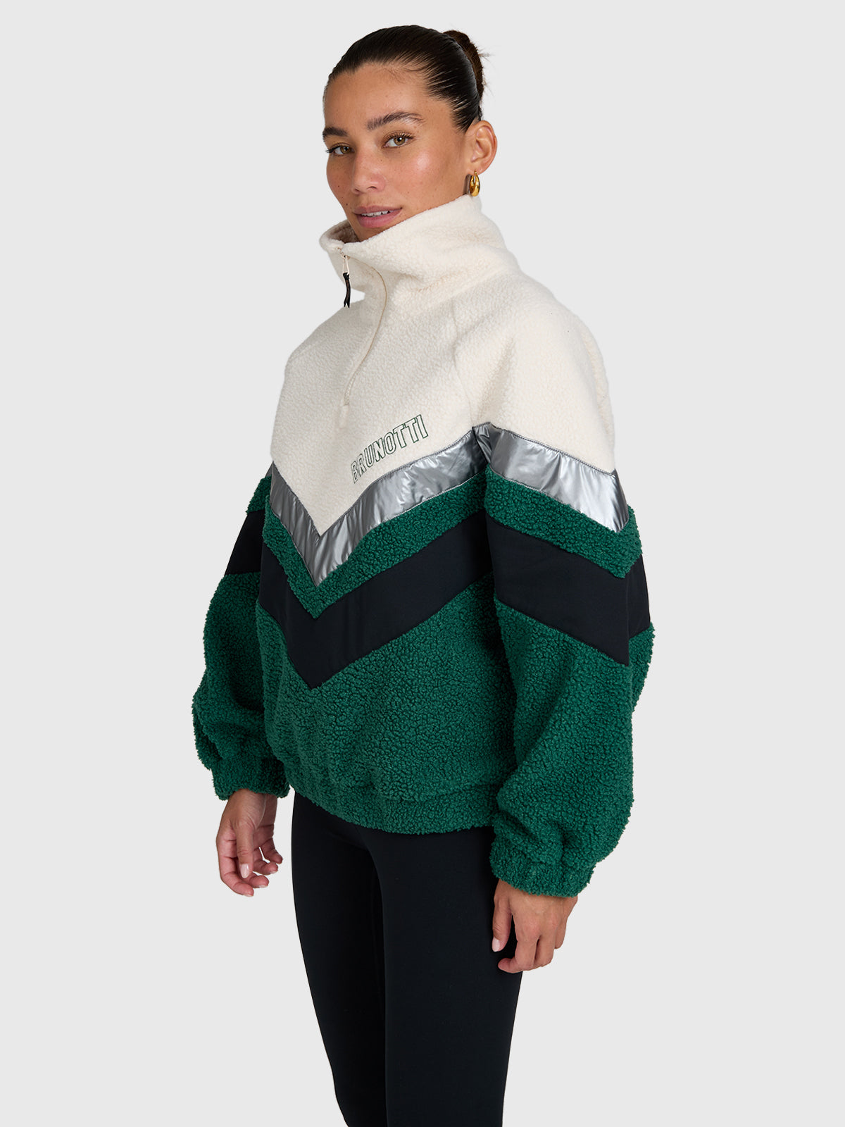 brunotti-sandrea-damen-fleece-hunter-green-polyester image 3