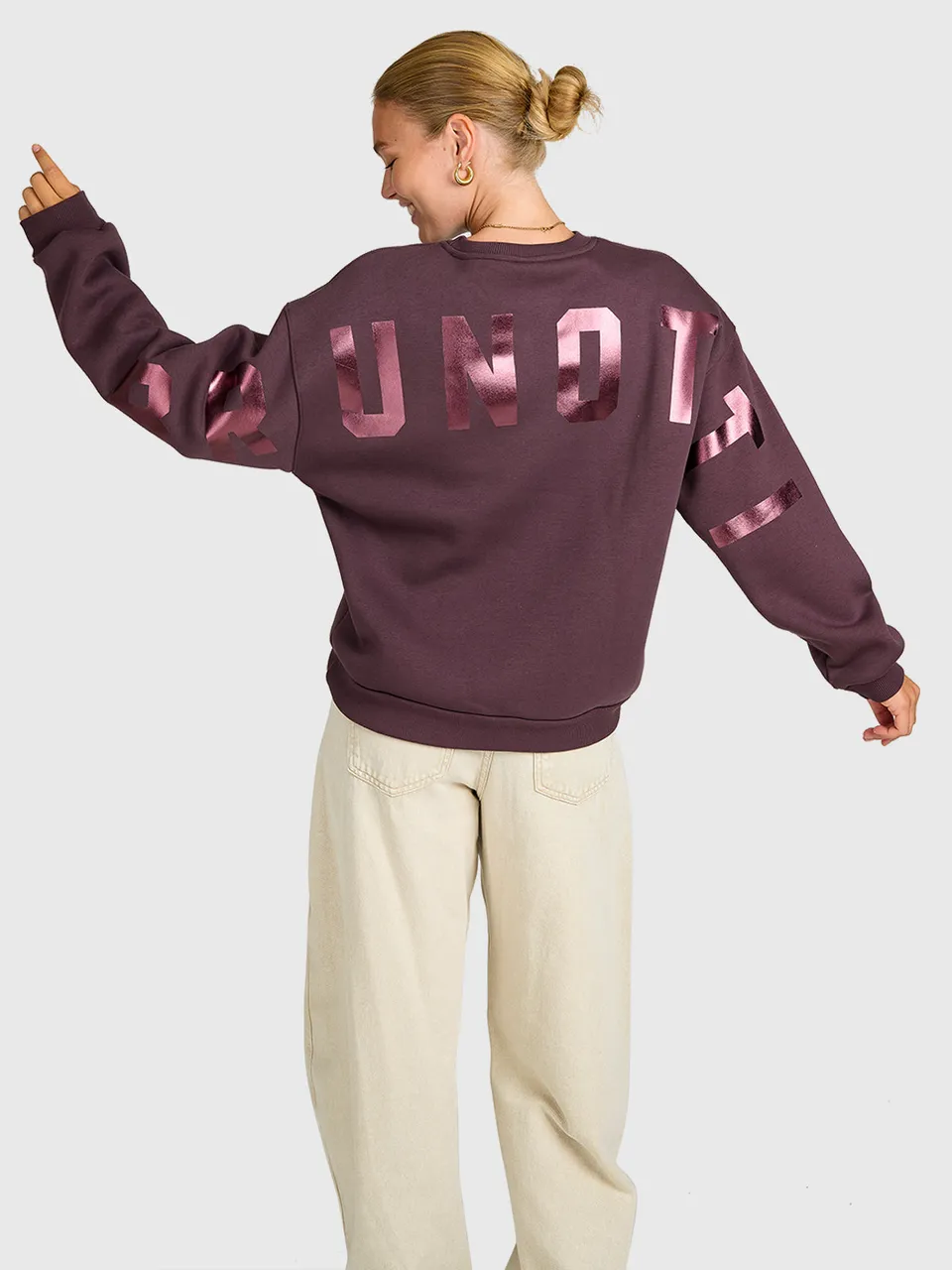 brunotti-almy-damen-sweater-raisin-baumwolle-loose-fit image 1