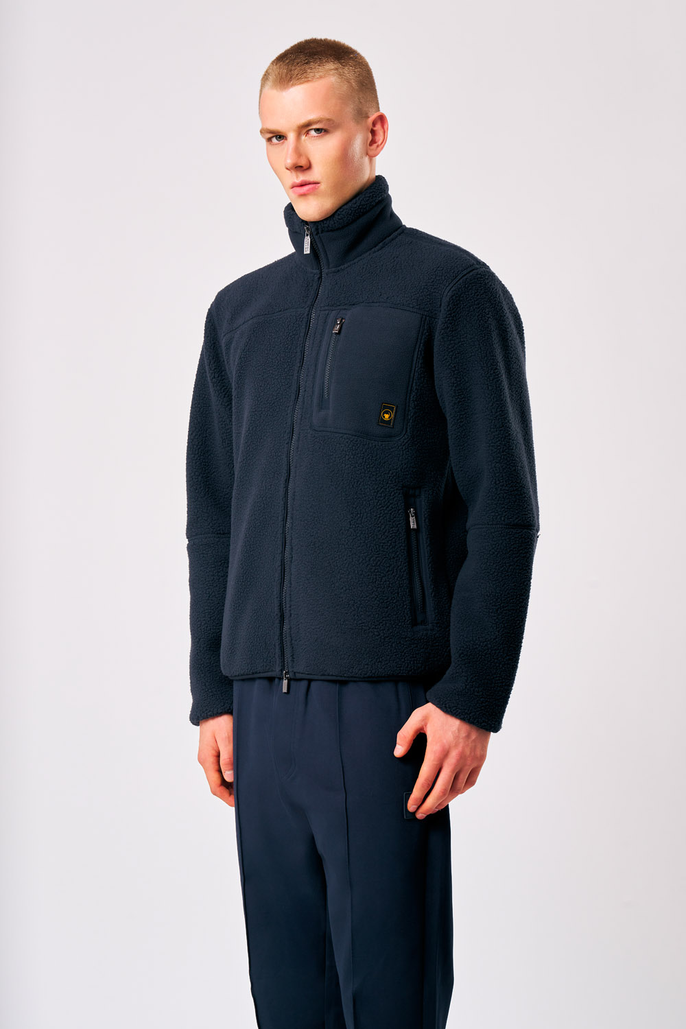 ciesse-outdoor-lionel-teddyjacke-blau-full-zip-herren-fleece image 1