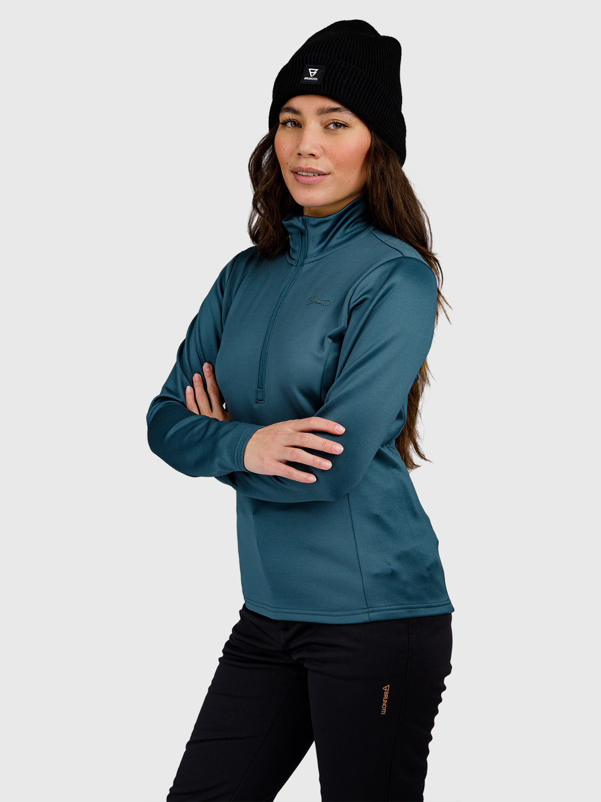 brunotti-heronne-damen-fleecejacke-fuel-green-polyester-stretch image 4