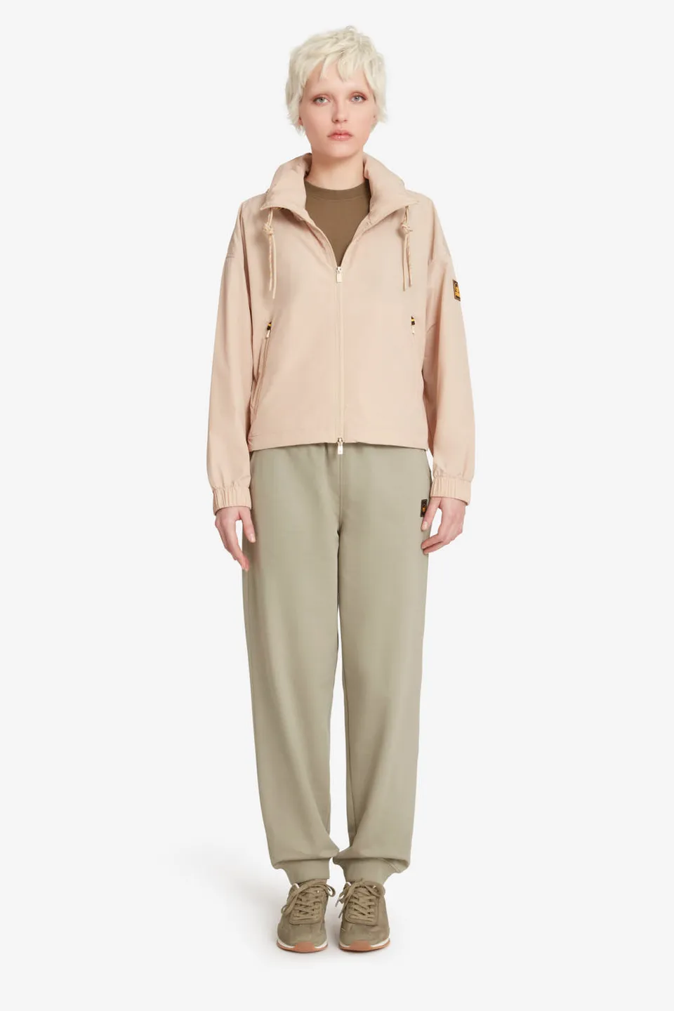 ciesse-outdoor-lana-kurze-damenjacke-beige-mit-kapuze image 1