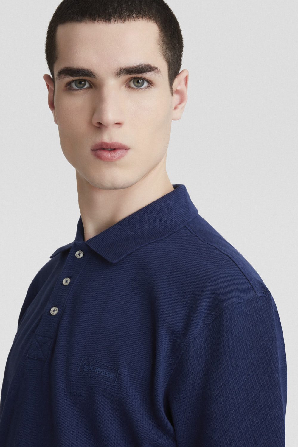 ciesse-outdoor-polo-jersey-stretch-poloshirt-navy-baumwolle image 3