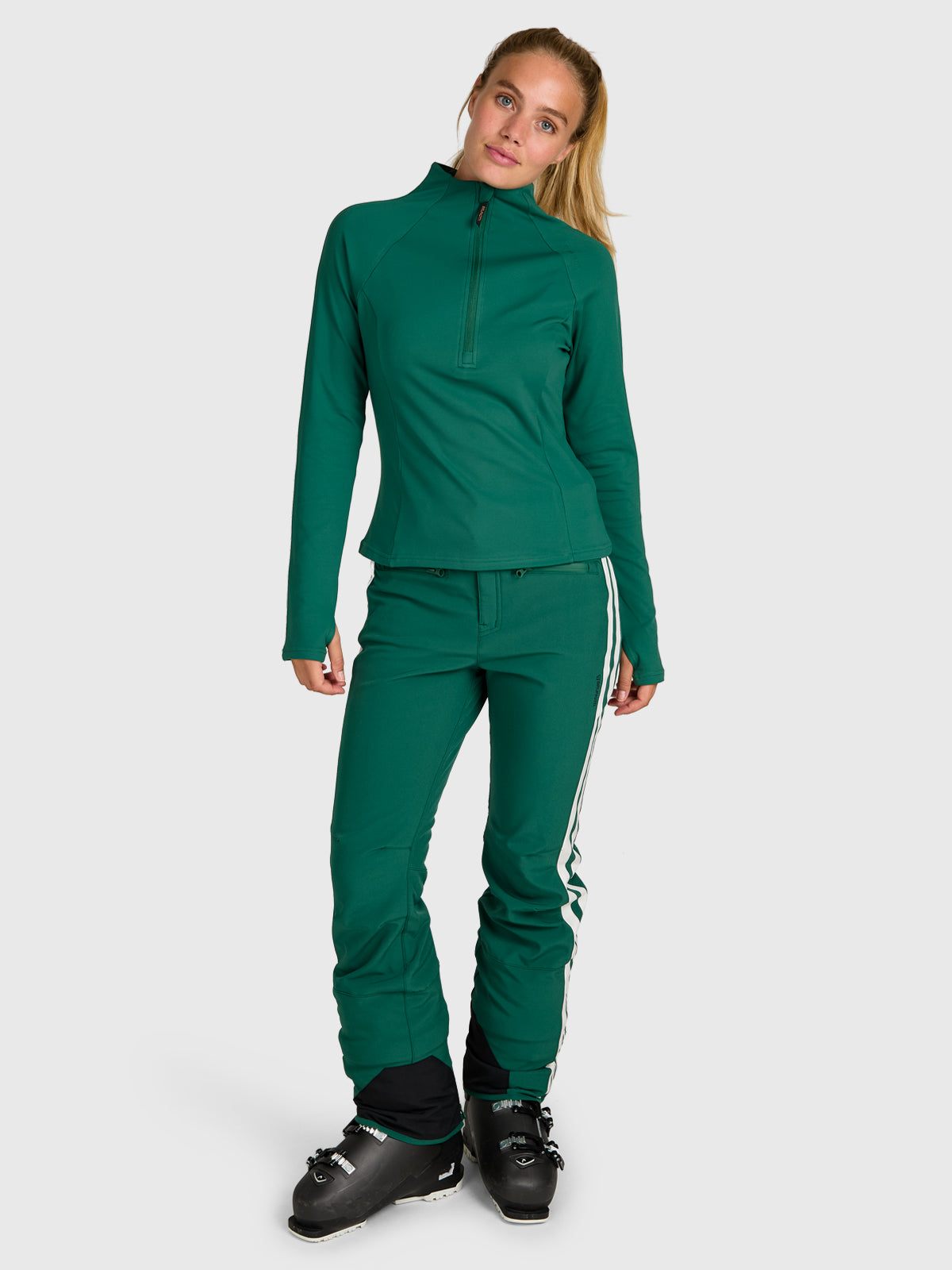 brunotti-sanna-damen-snow-fleece-hunter-green-slim-fit image 5