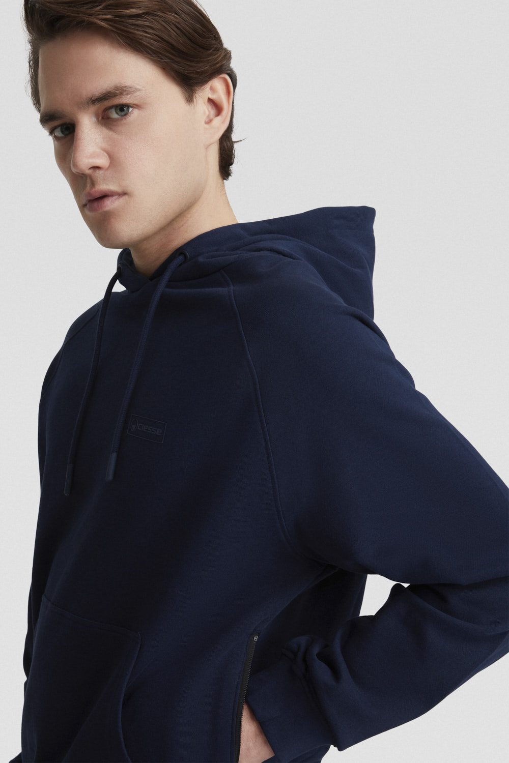 ciesse-outdoor-felpe-hoodie-blau-kapuze-baumwolle image 3