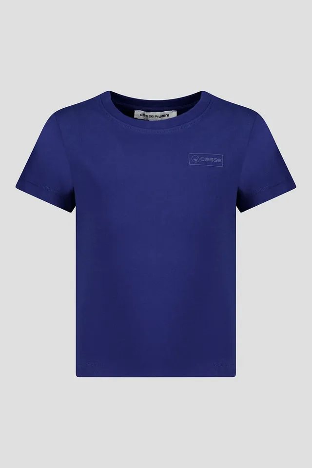 ciesse-outdoor-t-shirt-blau-kurzarm-basic-baumwolle-regular image 1