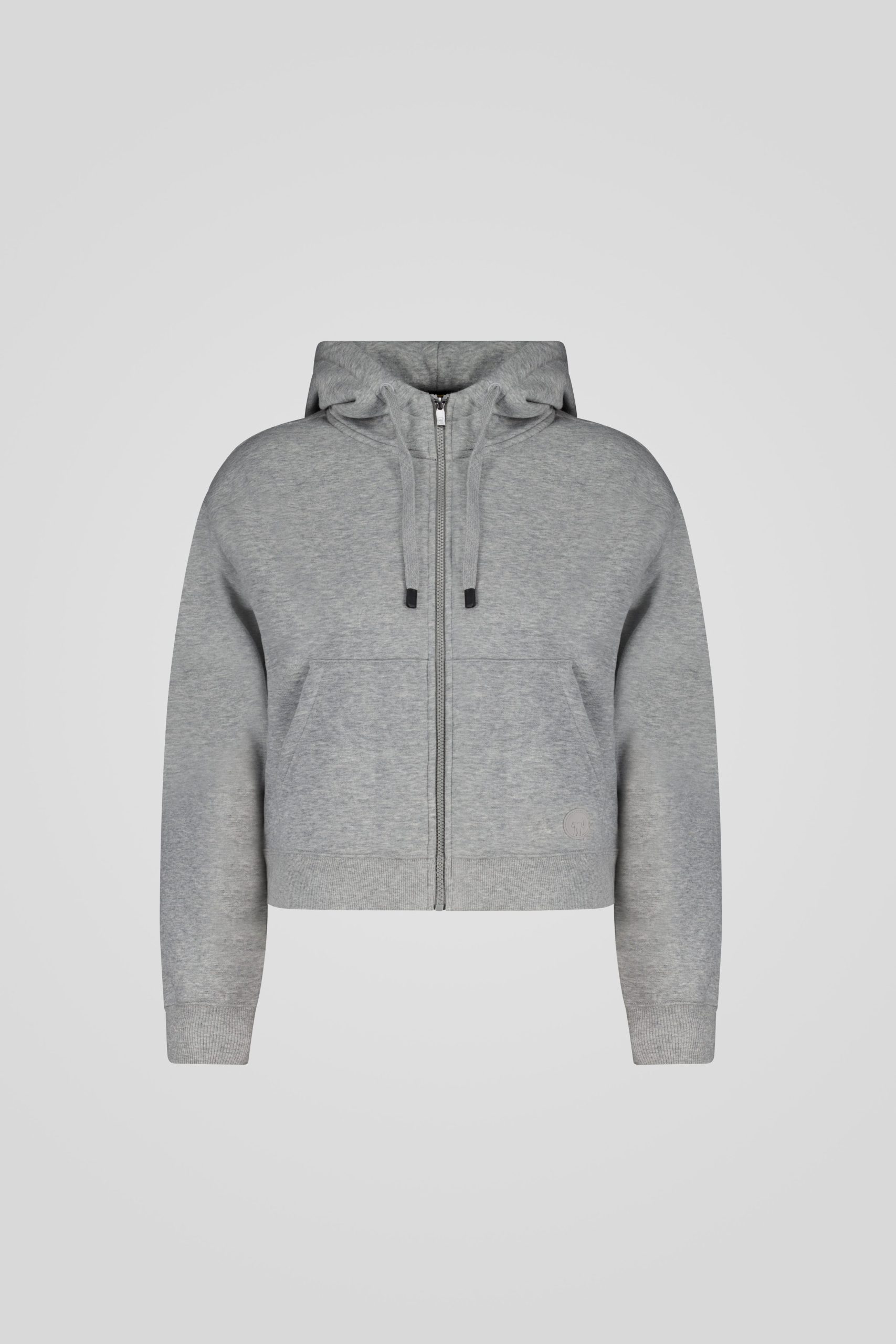 ciesse-outdoor-hoodie-grau-mit-zip-baumwolle-kapuze image 5