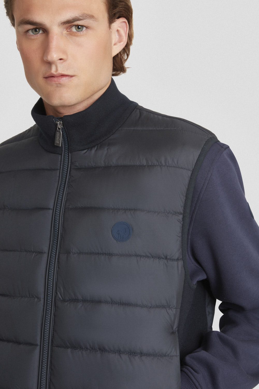 ciesse-outdoor-gilet-steppweste-herren-blau-strick image 3