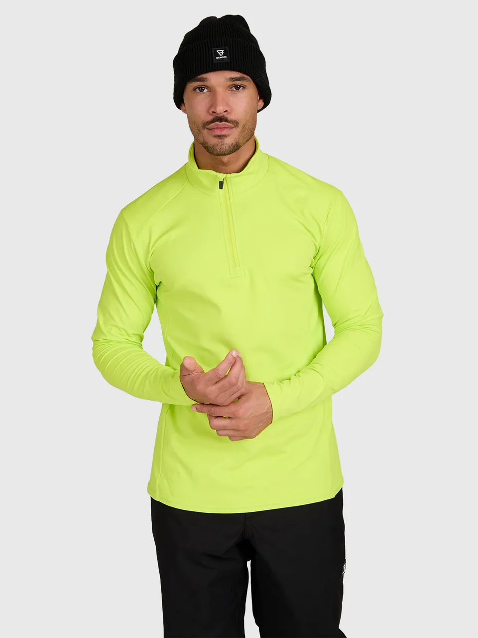 brunotti-mano-herren-fleece-acid-lime-polyester image 1