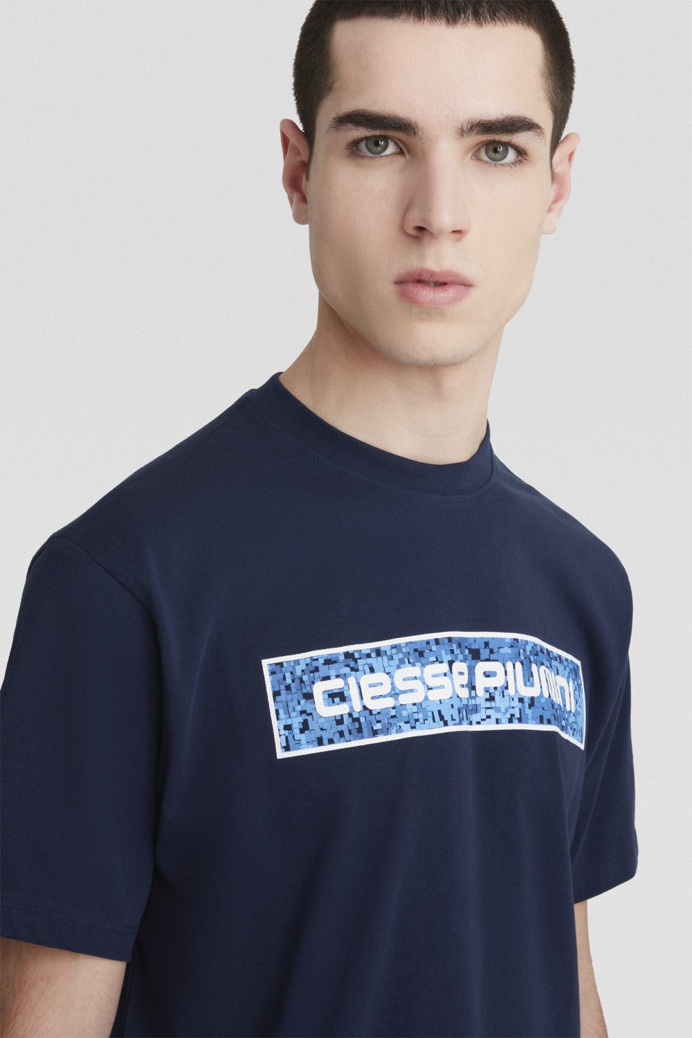 ciesse-outdoor-t-shirt-blau-baumwolle-rundhals-print image 6