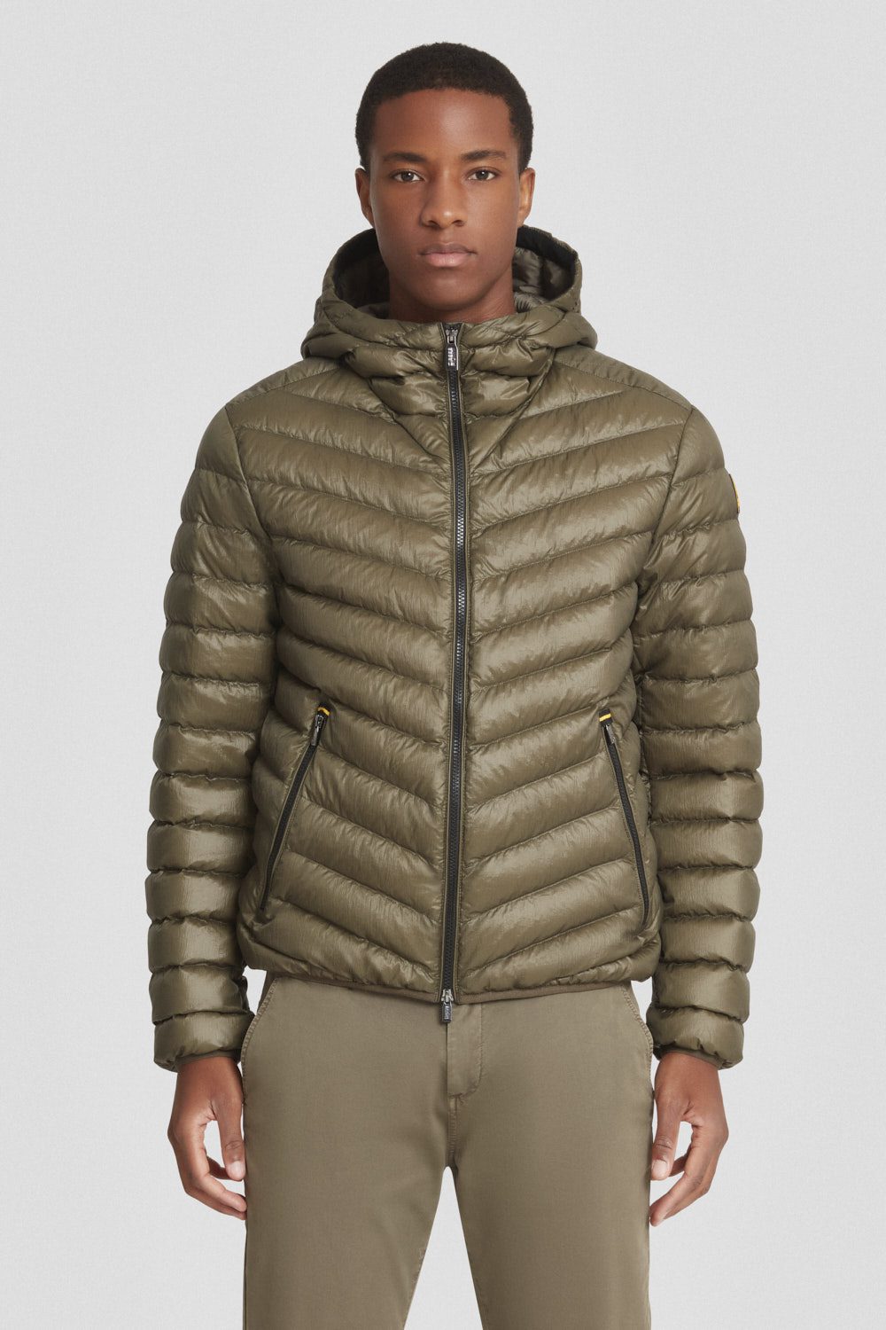 ciesse-outdoor-daunenjacke-oliv-kapuze-800fp-herren image 1