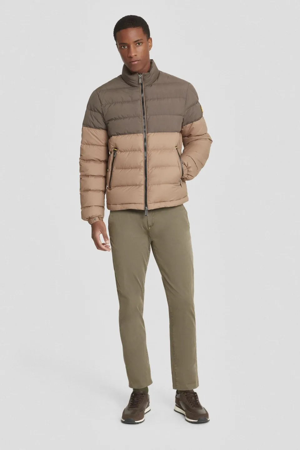 ciesse-piumini-daunenjacke-braun-bicolor-kurz-800-fill image 1