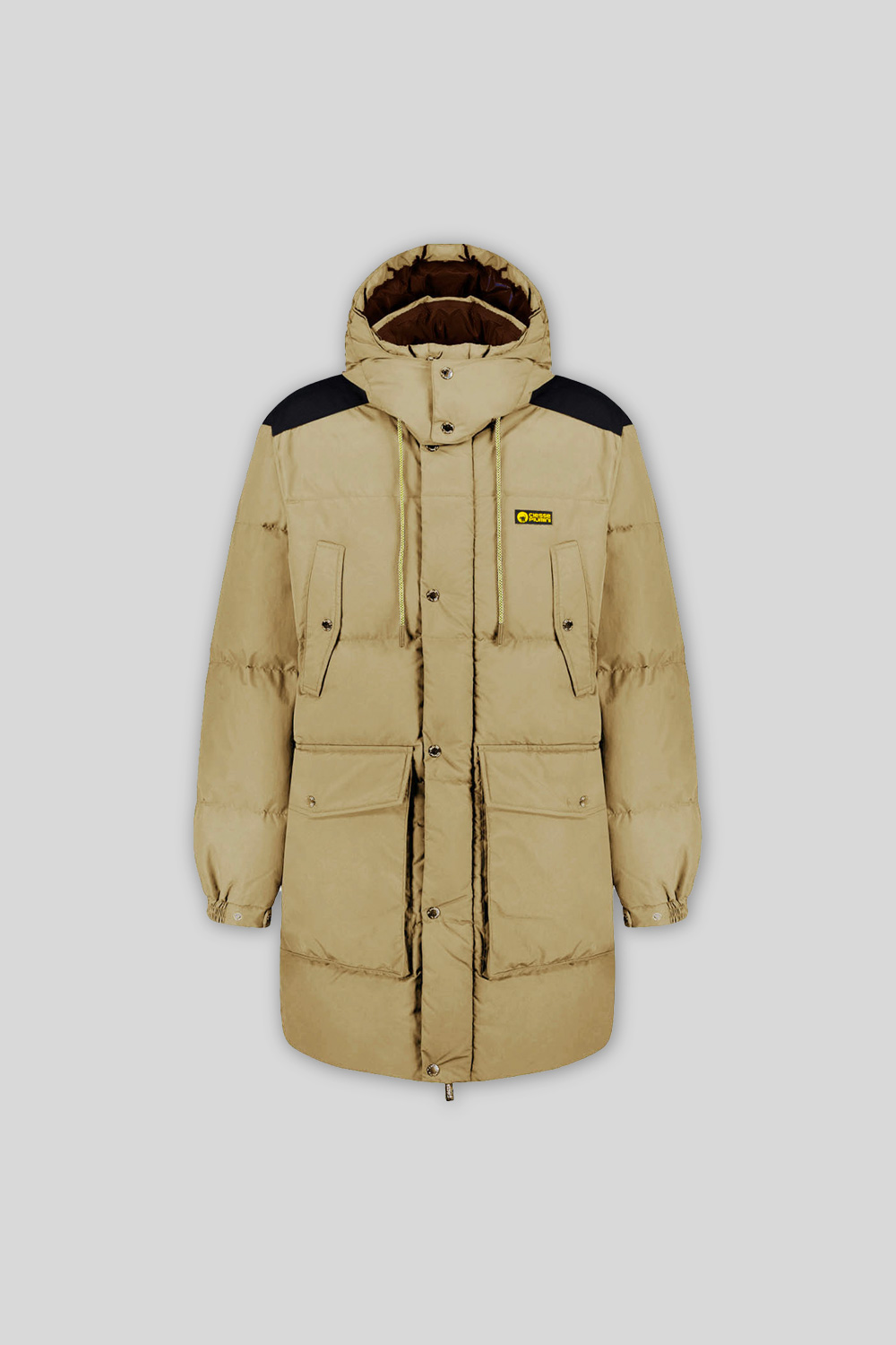 ciesse-outdoor-canada-daunenmantel-beige-lang-unisex image 1