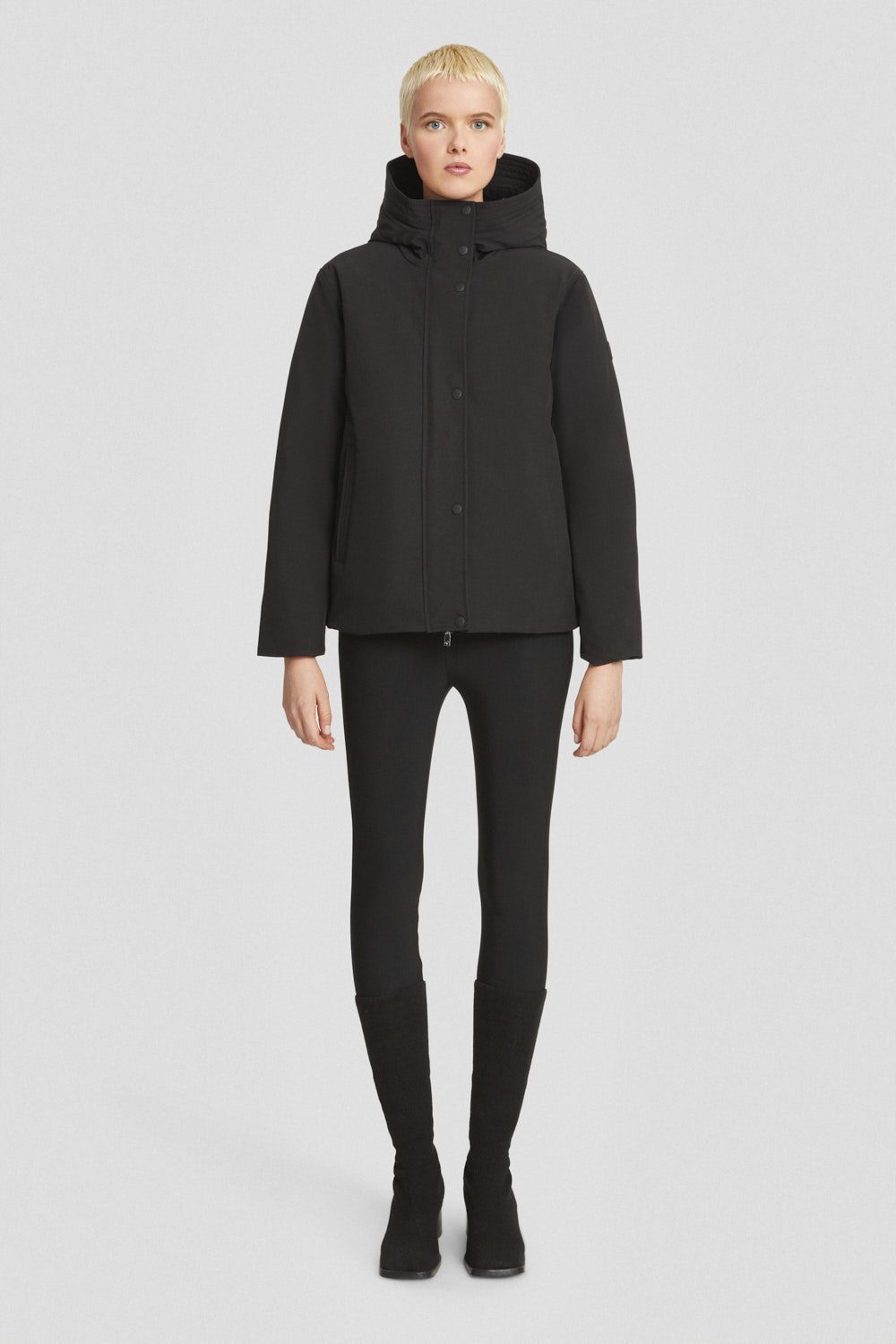 ciesse-outdoor-softshelljacke-schwarz-wattiert-boxy image 1