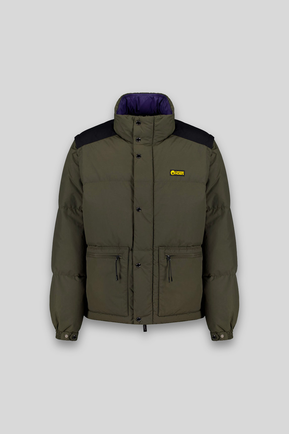 ciesse-outdoor-dakota-daunenjacke-gr-n-abnehmbare-rmel-recycelt image 1