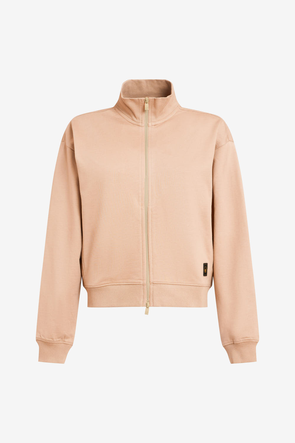 ciesse-raquel-sweatjacke-rosa-baumwolle-damen-stehkragen image 5