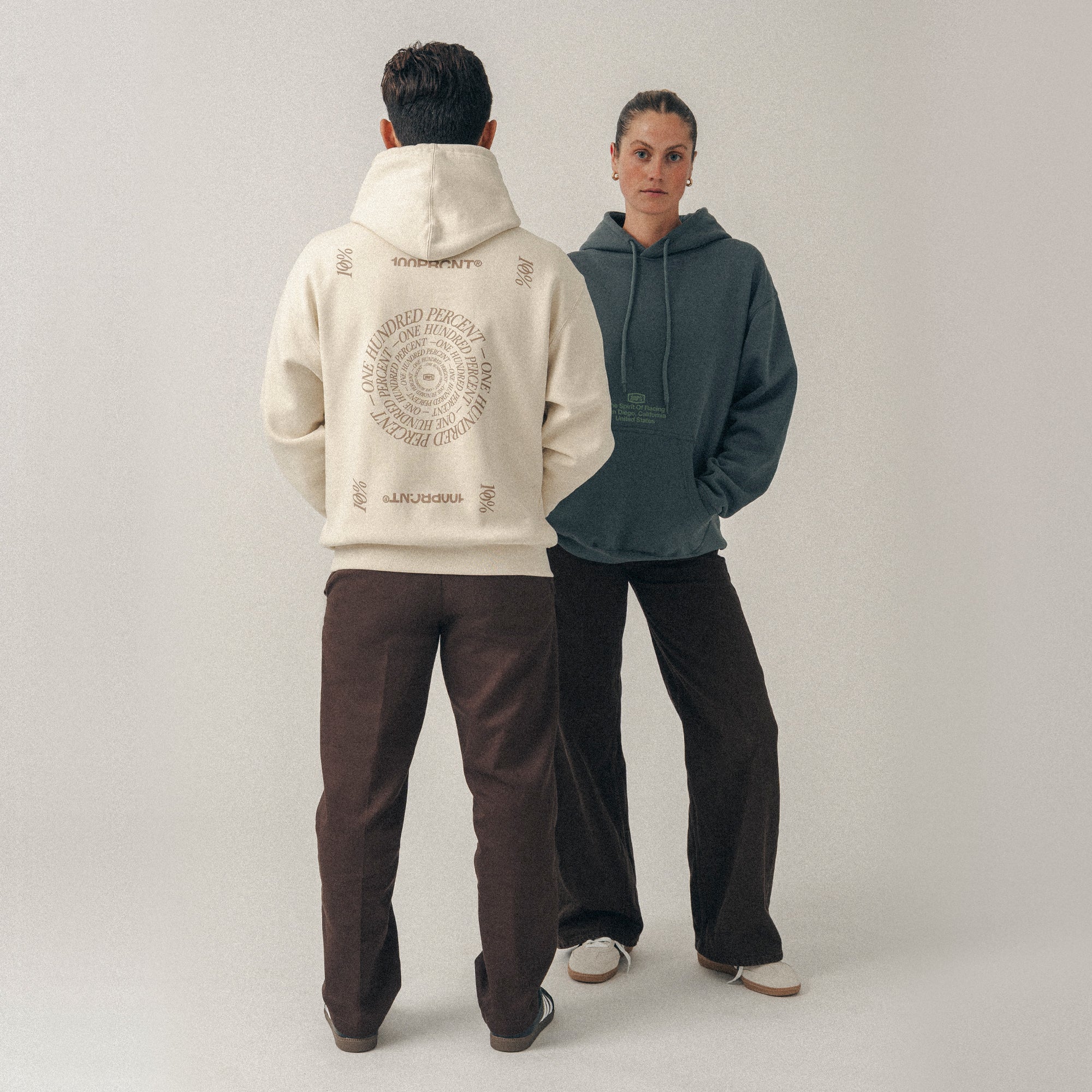100percent-vortex-hoodie-fleece-bone-gr-e-l-unisex image 4