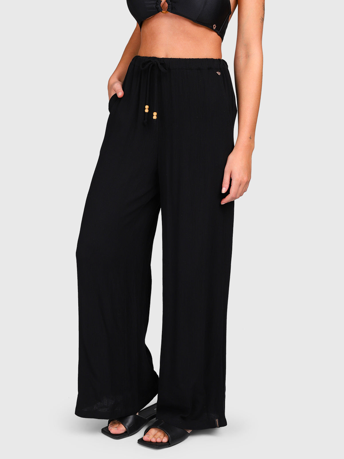 brunotti-pantella-hose-damen-sommerhose-schwarz-wide-leg image 4