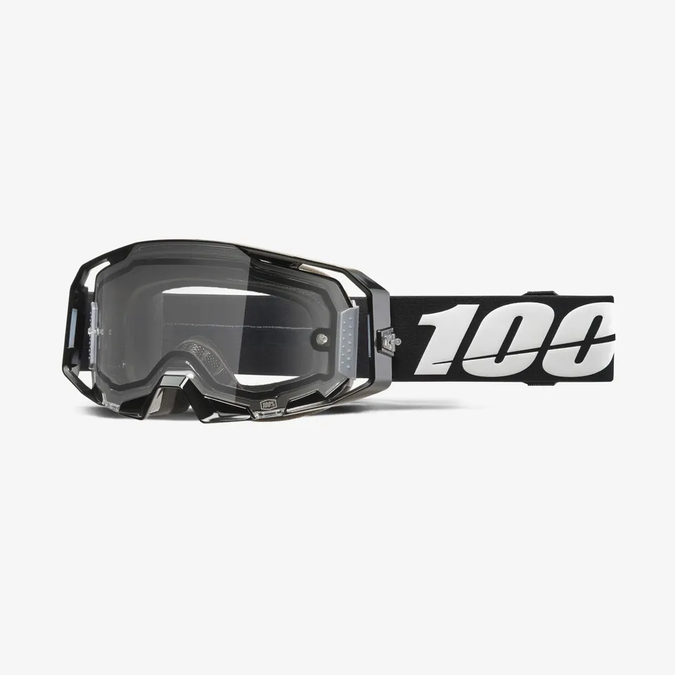 100-armatic-enduro-moto-goggle-black-clear image 1