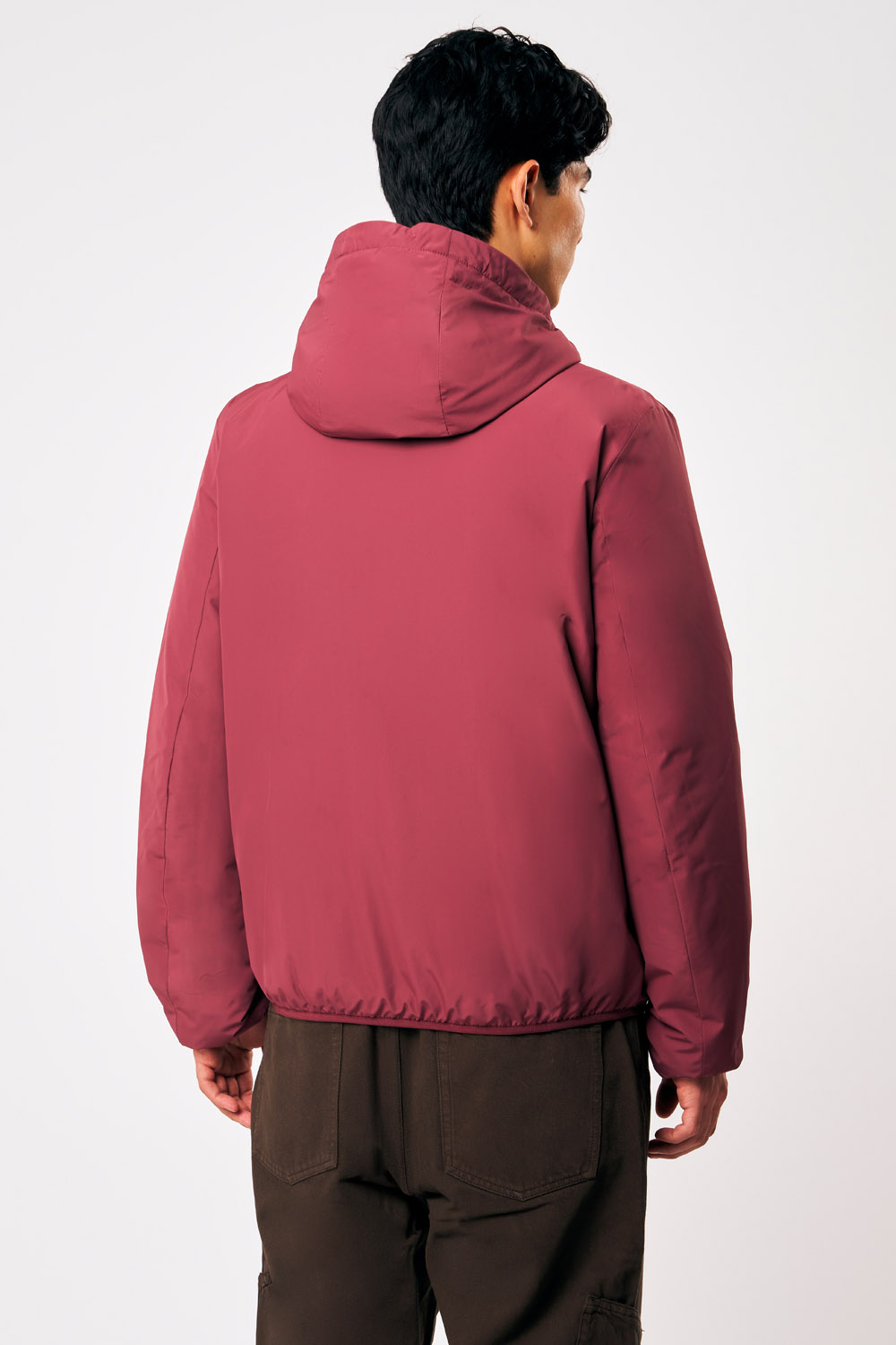 ciesse-peter-winterjacke-bordeaux-mit-kapuze-gef-ttert image 5