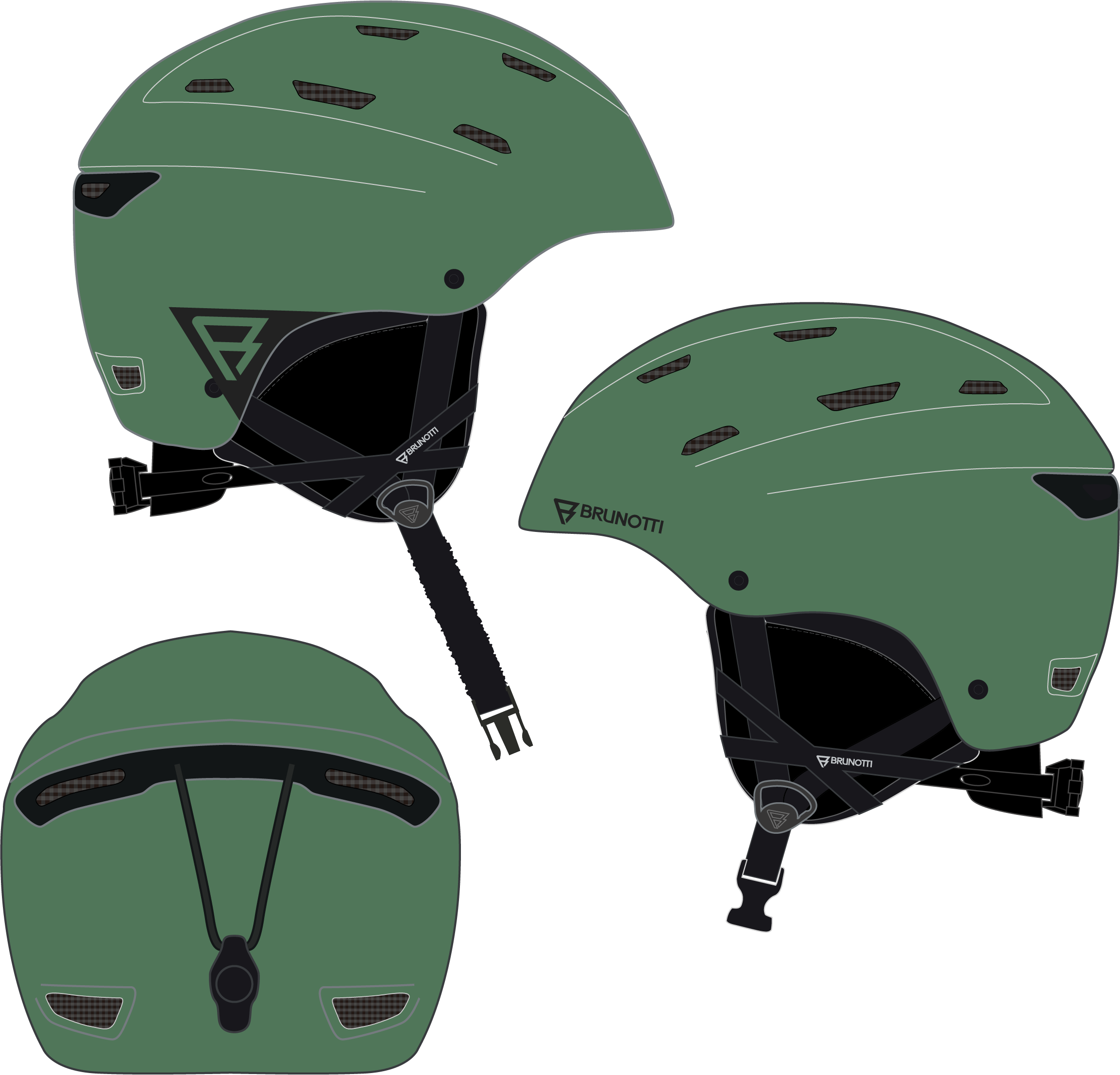 brunotti-buffalo-snow-helm-gr-n-matt-abs-gr-54-61 image 2