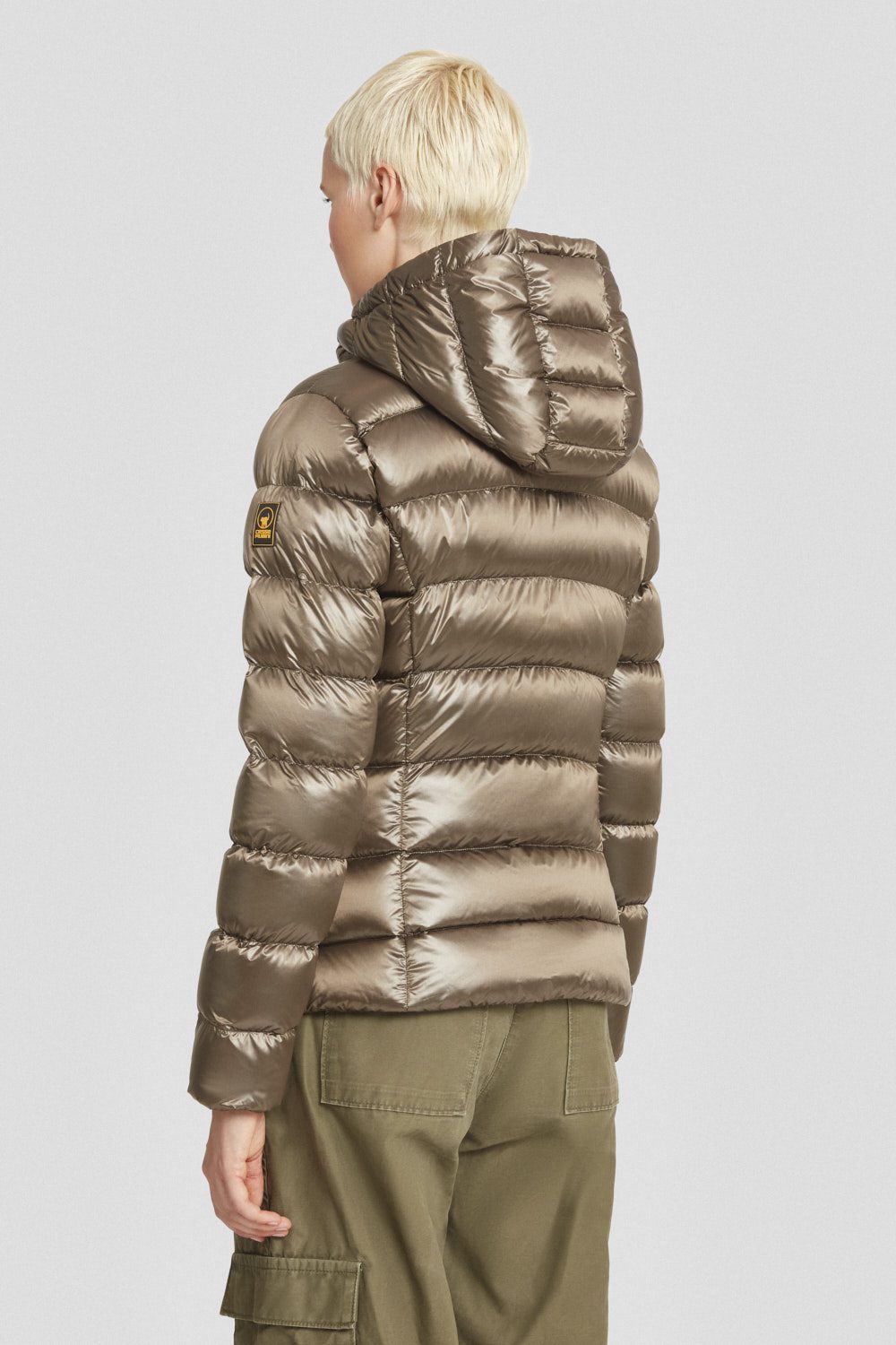 ciesse-outdoor-daunenjacke-herren-braun-mit-kapuze image 4