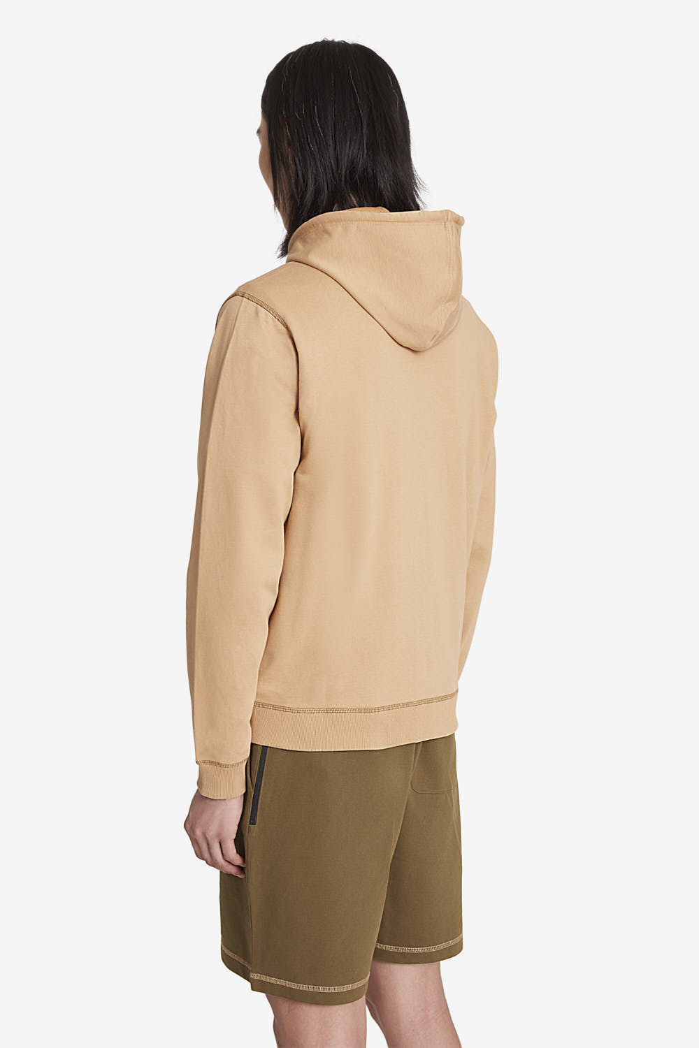 ciesse-kurt-herren-hoodie-beige-kapuzenpullover-baumwolle image 4
