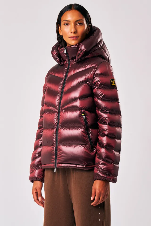 ciesse-outdoor-heidi-damen-daunenjacke-bordeaux-kapuze image 1