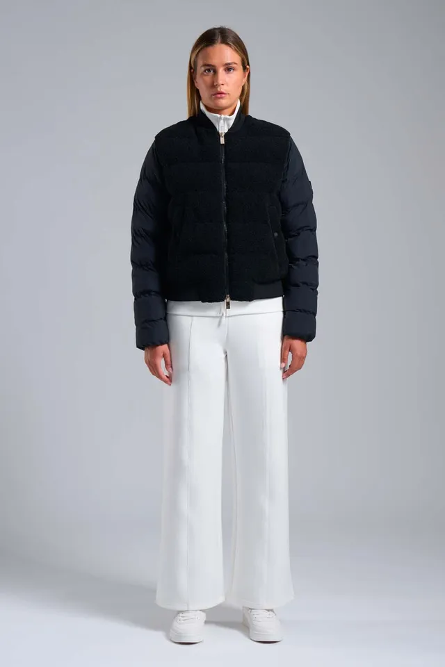 ciesse-outdoor-edna-bomberjacke-schwarz-teddy-hybrid image 1