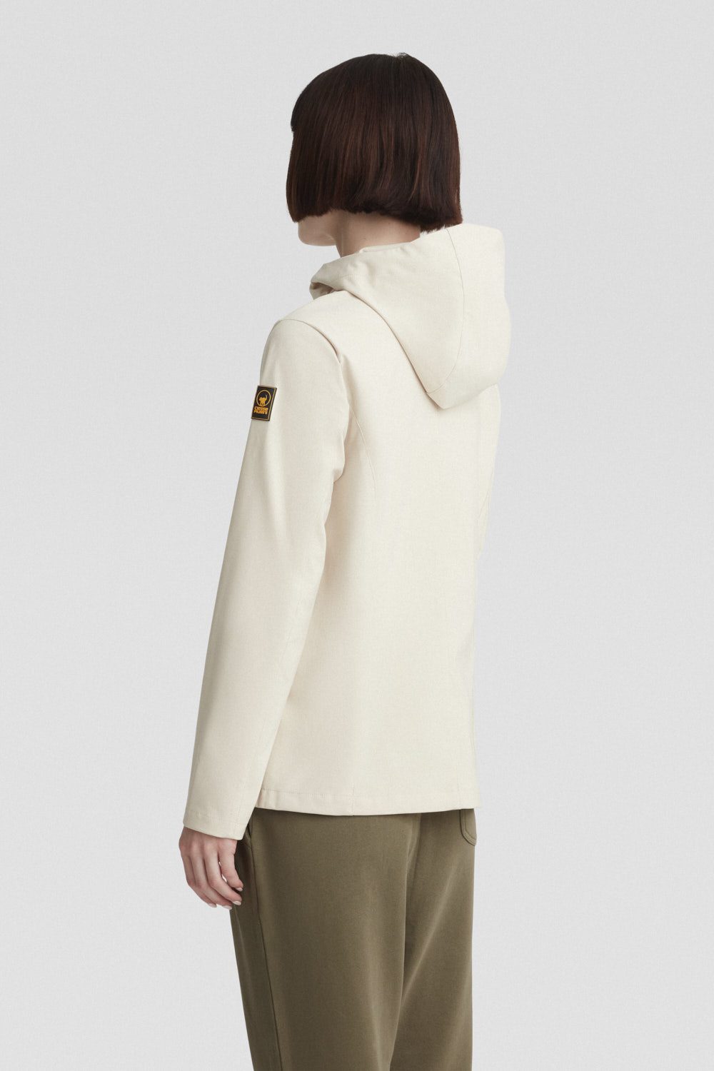 ciesse-outdoor-giacche-leggere-beige-mit-kapuze-jacke-beige-slim-fit image 4
