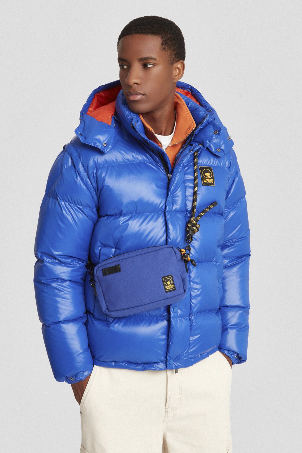 ciesse-outdoor-marsupio-bauchtasche-blau-canvas-doppel-zip image 4