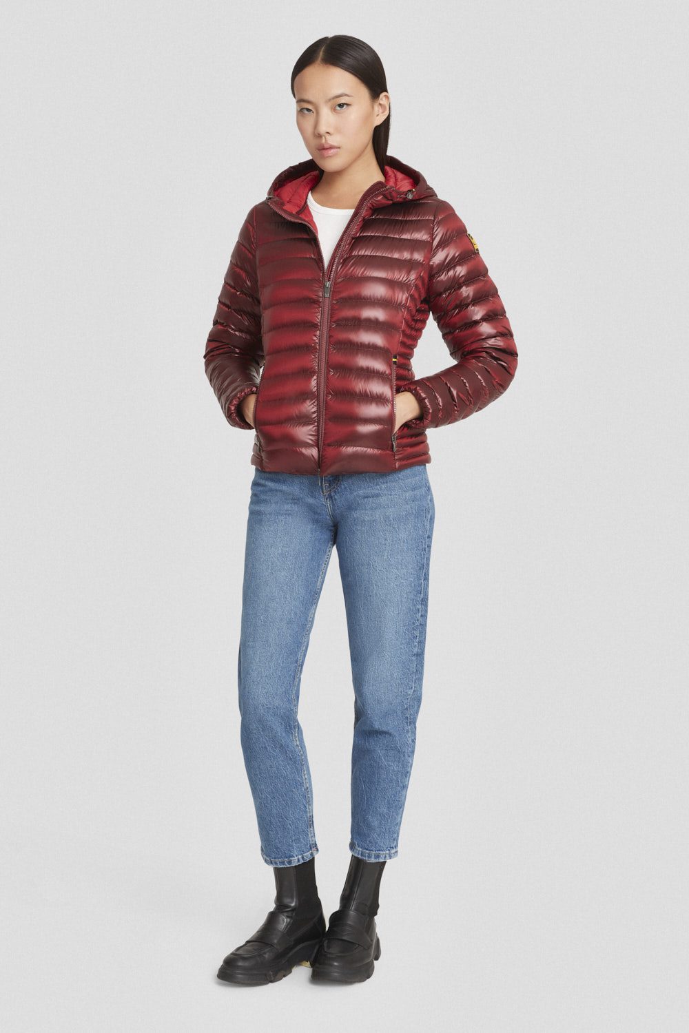 ciesse-outdoor-daunenjacke-rot-leicht-800-fill-kapuze image 1