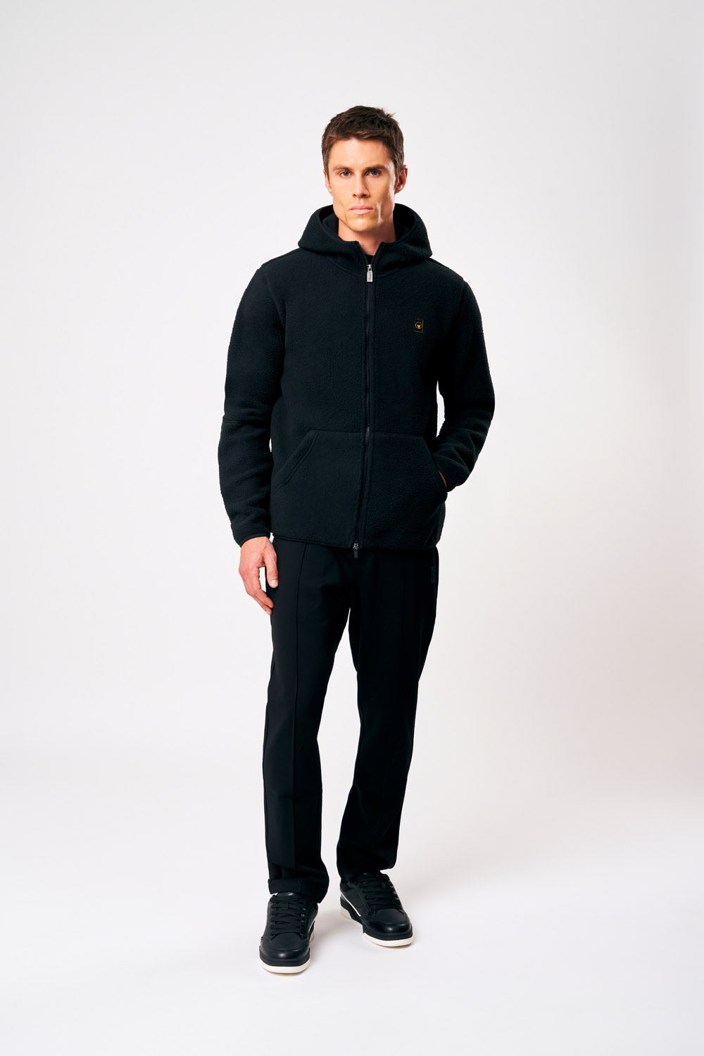 ciesse-outdoor-rodrigo-teddyjacke-herren-schwarz-kapuze image 2