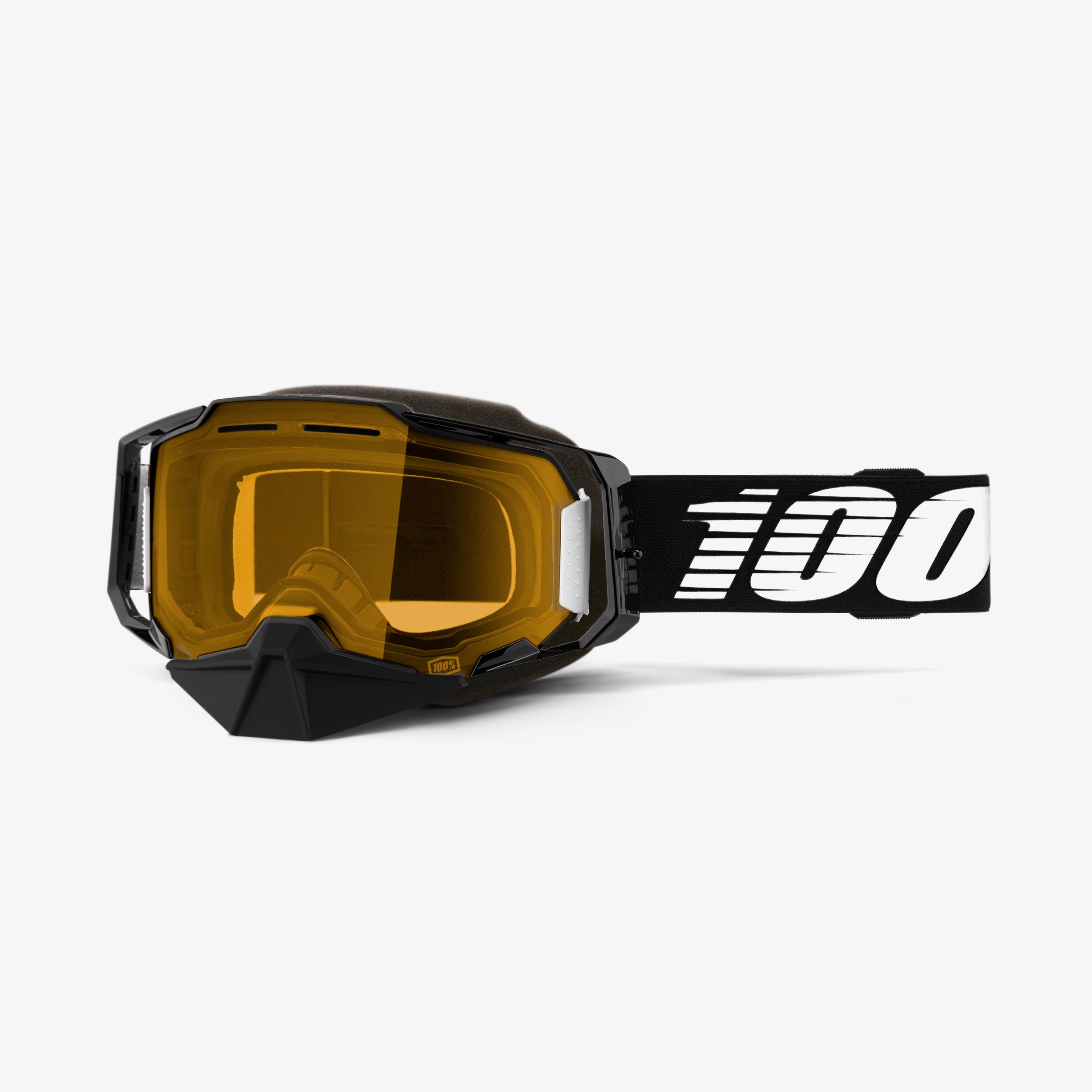 100-armega-schneemobilbrille-black-yellow-mirror-doppelglas image 2